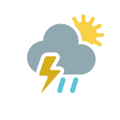 Friday 4/3 Weather forecast for Bao'an, Shenzhen, China, Thunderstorm with rain